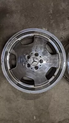 Set Of 4 18 Inch Lorinser Squared RS90 Wheel 18 X9 5x112 +37MM Chrome W140 AMG • $1313.13