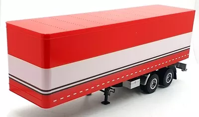 KK Scale Road Kings 1/18 Scale RK180160 Semi Automatic Truck Trailer Red/White • $183.16