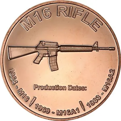 1 Oz Copper Round - M16 • $2.75