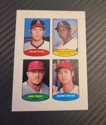 2023 Topps Heritage Angels 1974 Stamp Ssp Ohtani Trout Nolan Ryan #74bs-1 Mint • $6.99