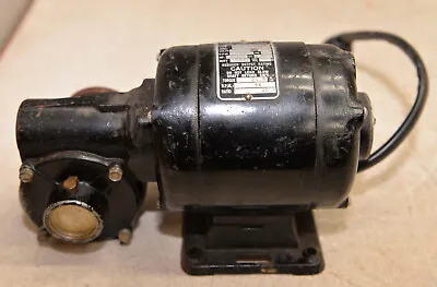 Bodine Gearmotor 20 - 1 Speed Reducing Right Angle Motor 5/8  Shaft 1725 Rpm • $199.99