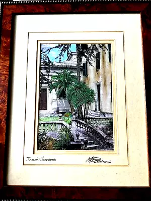 Martin Roberts Laguna Remowned Artist 2 Signed Prints   The Alleyway & Italian C • $38