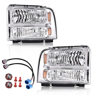 Fit For 1999-2004 Ford F-250 F-350 Super Duty Excursion Conversion Headlights • $65