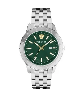 Versace Men's Watch Univers Green Dial VE2D00321 Swiss Made NEW $945 • $475