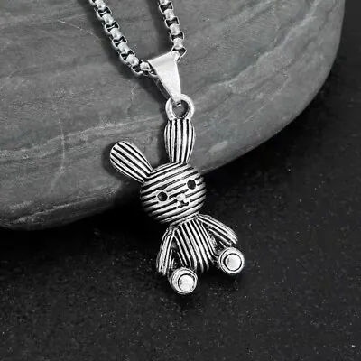 £4.99 • Buy Very Cute  Stainless Steel  RABBIT   Pendant  Necklace   Lovely Gift