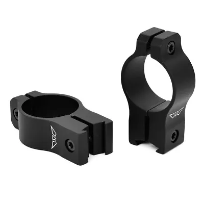 WARNE Vapor 1in High Matte Black Rimfire Rings (V422M) • $31.24