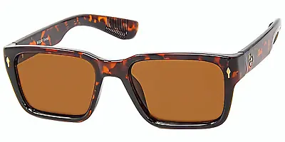 OG Gangster Fashion Lowrider Sunglasses LOC Style Tortoise/Gold Amber/Brown 32AF • $14.44