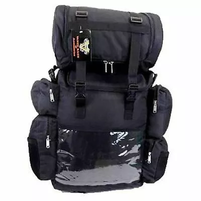 Motorcycle Sissy Bar Bag Biker Apparel Rider Bag Travel Luggage With Map Pocket • $79.95