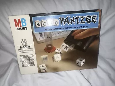 Retro Boxed   Word Yahtzee   Game By Mb Games Dated 1979 • £0.99