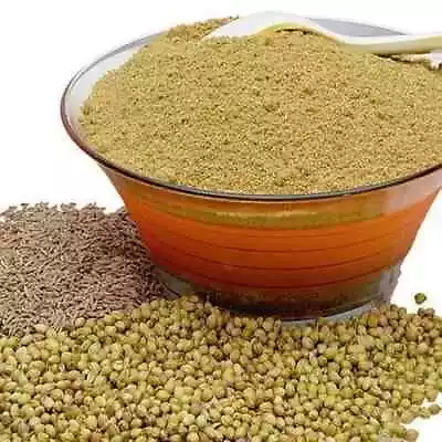 CORIANDER CUMIN POWDER DHANIA JEERA DHANA A* QUALITY 100g 200g 500g 1kg POWDER • £1.75