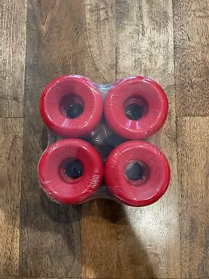 Set Of (4) G&S Gordon & Smith Yo-Yo Skateboard Wheels 63mm 86A YoYo RED NEW • $49