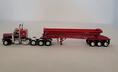 Red Tri-Axle Peterbilt With SmithCo Side-Dump (Glued - READ & See Photos) No Box • $149.95