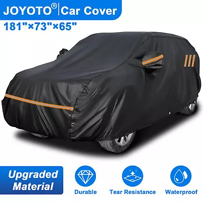 SUV Full Car Cover Upgraded Material Waterproof Car Cover Up To 181'' • $36.99