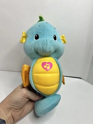 Fisher Price Ocean Wonders Soothe Glow Seahorse Blue Musical Plush Toy 2008  • $14.99