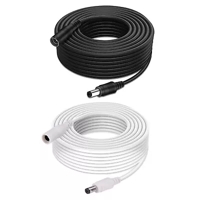 Power Extension Cable For 12V DC 3m 5m 10m CCTV LED & Adapters 2.1mm*5.5mm Jack • £3.99