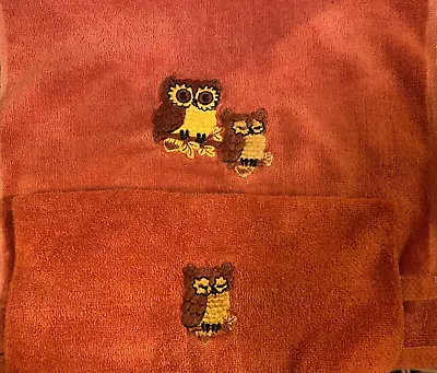 Vintage Martex Owl Face And Hand Towel • $10