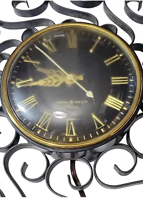 Vtg MCM General Electric Telechron Wall Clock Not Working For Parts Repair • $20