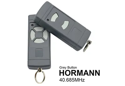 HORMANN Garage Door Zapper Remote Control Key Ring 40.685MHz GREY BUTTONS • £21.95