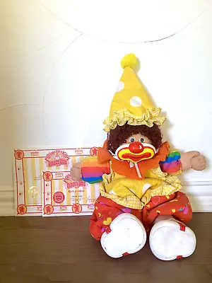 $10 • Buy Cabbage Patch Kids 80's Vintage Doll Halloween Circus Clown Costume 1986