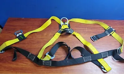 Miller By Honeywell 850/UYK Safety Full Body Harness 130-310Lbs - Yellow • $34.99