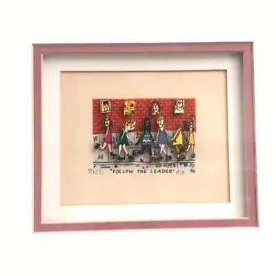 JAMES RIZZI  Follow The Leader  3D Screen Printing Signed Framed • $880