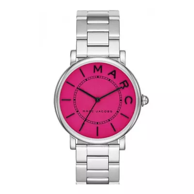 New Marc Jacobs Mj3524 Ladies Roxy Pink Dial Silver Strap Watch - Warranty • $136.78