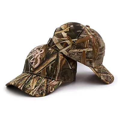 £9.75 • Buy Men's Camouflage Baseball Cap Outdoor Camping Hunting Browning Baseball Cap VO