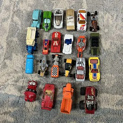 VINTAGE 1980’s HOT WHEELS MATCHBOX JOHNNY LIGHTNING DIECAST CARS LOT OF 22 • $32.28