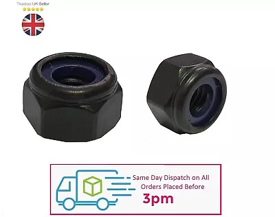 £3.09 • Buy Black Stainless Steel Lock Nuts M3 M4 M5 M6 M8