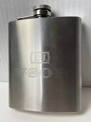 Vintage E&J VSOP Stainless Steel 7 Oz Flask • $8.75