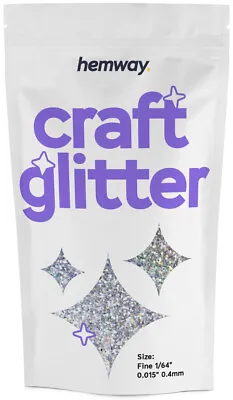 Fine Glitter Craft Cosmetic Candle Wax Melts Glass Nail Hemway 1/64  0.015  • £9.95