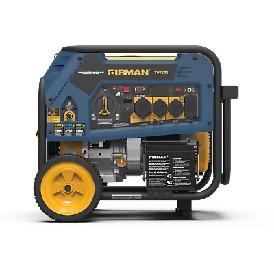 FIRMAN T07571F 9400/7500W Tri Fuel Electric Start Portable Generator 50A • $699.99