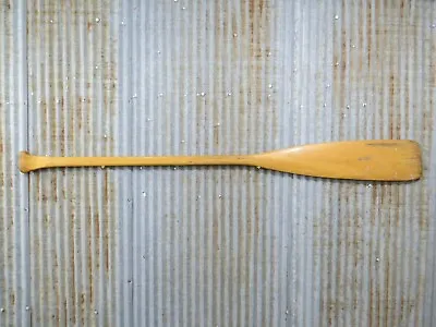 59+3/8 Inch Vintage Wood Oar Canoe Paddle Row -(OAR464A) • $39.99