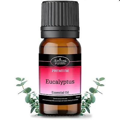 Eucalyptus Essential Oil Certified 100% Pure & Natural  10ml 50ml 100ml 200ml  • £2.99