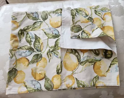 Pottery Barn Table Runner Lemons 90 X18  • $19.95