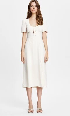 $104 • Buy Alice McCall Peach Cream Oleander Midi Dress. Size 8 AU/4 US