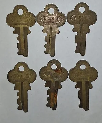 Everlasting Steamer Trunk Keys Set Of 6 T2540 - T2545 Vintage Locksmith • $20