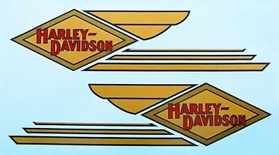 Water DECALS For Harley-Davidson Gas Tanks 1934 - 1935 VL 45 Solo & Servi-Car • $133.35