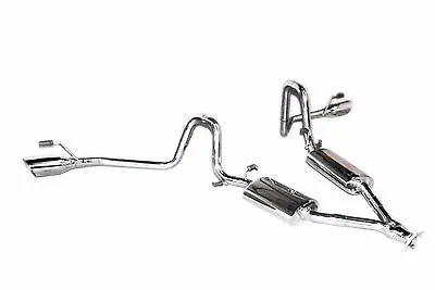 SS Catback Exhaust For 1999-2004 Ford Mustang Base Convertible /Coupe V6 3.8L • $265