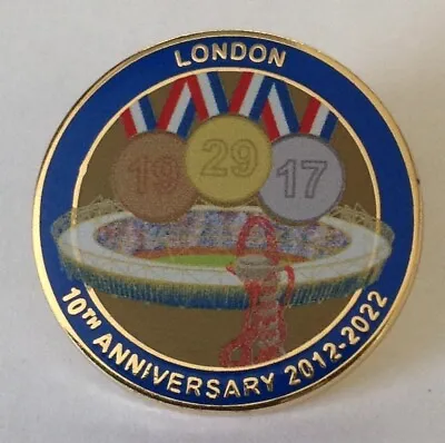 Team Gb - London 2012 - 10th Anniversary Olympic Pin • £6.50