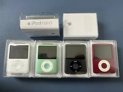 New Apple IPod Nano 3rd Generation 4GB 8GB & All Color Sealed Box • $175.55