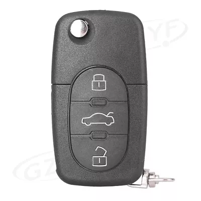 For Audi A2 A3 A4 A6 A8 TT 3 Buttons Remote Keyless Key Fob Case Shell Blade HAA • $11.47