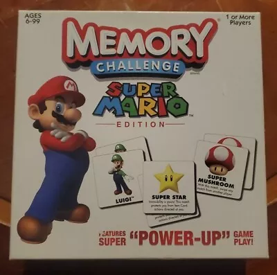 Memory Challenge Super Mario Edition Board Game Hasbro Nintendo  InComplete • $19.99