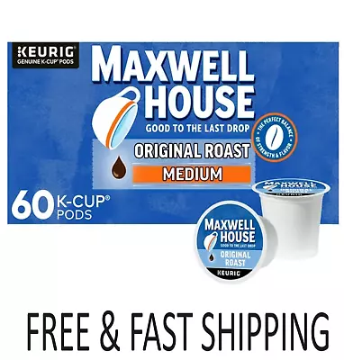 Maxwell House Original Roast Medium Roast K-Cup® Coffee Pods 60 Ct. Box • $22.22