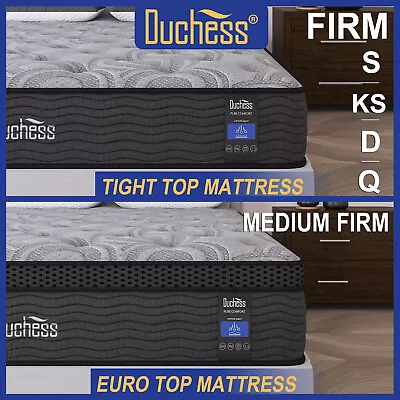 $129 • Buy Duchess Queen Double King Single Bed Mattress Pocket Spring Firm Gel Memory Foam