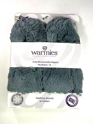 NEW WARMIES Plush Microwavable Slippers Scented With Relaxing Lavender • $18