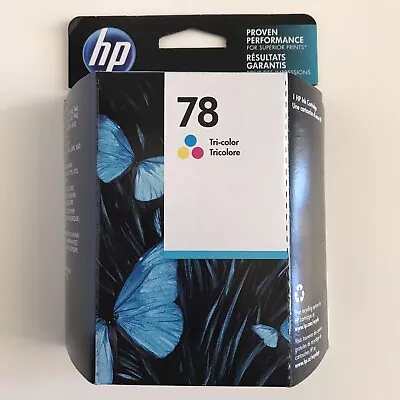 2022 HP 78 Tri-Color Ink Cartridge Genuine C6578DN Cyan Magenta Yellow OEM • $68.95