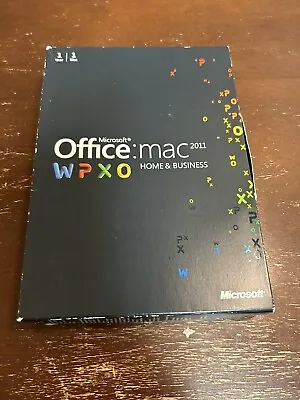 2011 Microsoft Office Mac Home And Business W/key. • $24.99