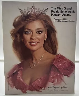 Original 1984 Miss Grand Prairie Texas Pageant Program / Miss America Pre Lim • $9.95