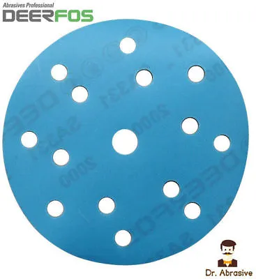 £3.99 • Buy 150mm Wet And Dry Sanding Discs 6 Inch DA Pads 40-3000 /15 Hole / Hook And Loop